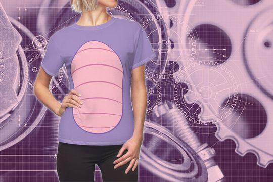 Imagine You're a Purple Dragon Cute Figment Inspired All-Over Print Costume Lightweight Women's T-Shirt | Fun Imagination Epcot Character