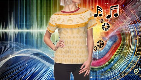 Encanto Inspired Dolores All-Over Print Costume Lightweight Women's T-Shirt | Encanto Halloween Party Outfit Idea | Theme Park Running Race