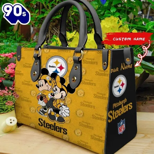 Pittsburgh Football Team Steelerss Leather Handbag Gift