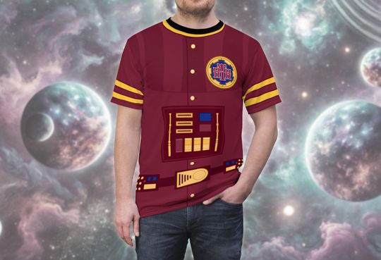 Darth Bellhop Mashup All-Over Print Costume Lightweight Unisex T-Shirt | Funny Star Wars Tower of Terror Mash-up Halloween Costume Shirt