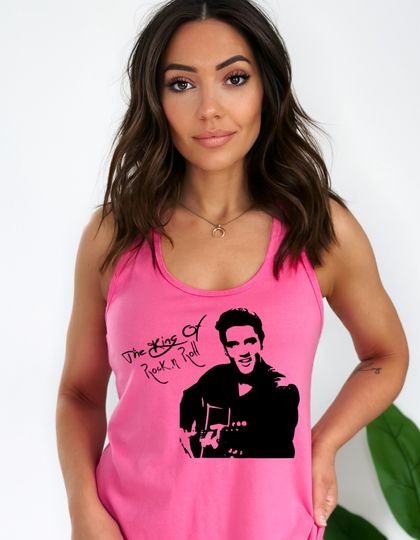 The King of Rock and Roll Elvis Presley Tank Top