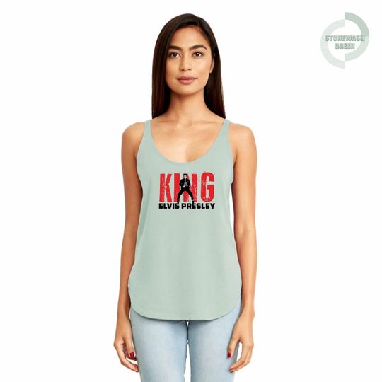 King Elvis Presley Tank Top, Elvis Presley Top, King of Rock Top, Elvis Legend Tank Top, Presley Music Top, Elvis Presley Fans Tank Top