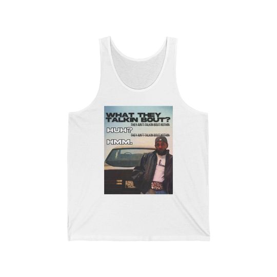 Kendrick Lamar GNX Unisex Tank, "Talking Bout Nothing Shirt", Peekaboo Track Inspired Top, Music Fan Gift, Hip-Hop Apparel