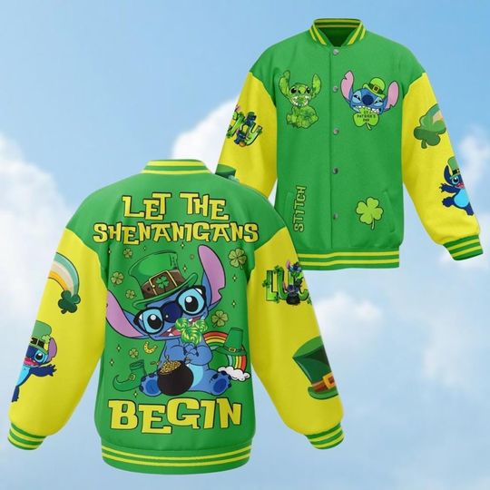 Lilo And Stitch Baseball Jacket, Cute Stitch Coat, Disney Trip Shirt, Magic Kingdom Costume Shirt, Streetwear Jacket, Funny Gift