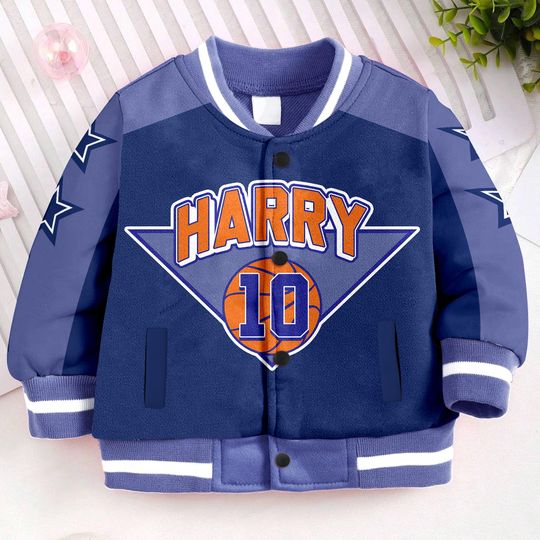 Custom Name And Number  Kids and Youth Baseball Jacket, Aldult Unisex Varsity Baseball Jacket