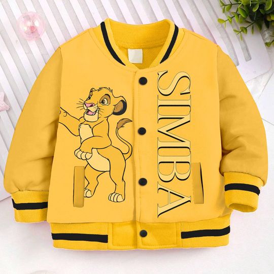 Simba Kids and Youth Baseball Jacket, Aldult Unisex Varsity Baseball Jacket