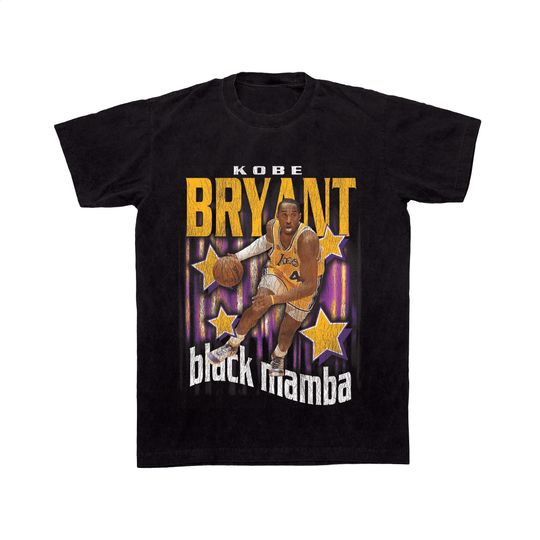 Kobe Bryant AKA The Black Mamba Bootleg Graphic Tee, Lakers Shirt Unisex NBA Basketball Vintage Gift