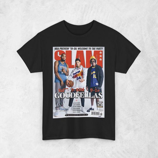 Devin Booker Shirt, KAT, D'Angelo Russell, NBA SLAM Cover T-Shirt, Unisex Sports Tee, Vintage Basketball Streetwear, Gift for Men, Guys, Dad