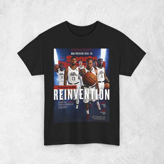 Kawhi Leonard & Paul George "PG13" Shirt, Los Angeles Clippers "LA" NBA SLAM Cover T-Shirt, Unisex Sports Tee, Vintage Basketball Streetwear