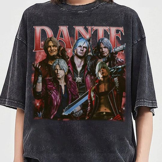 Limited Dante Devil May Cry Vintage T-Shirt, Gift For Women And Man Unisex T-Shirt
