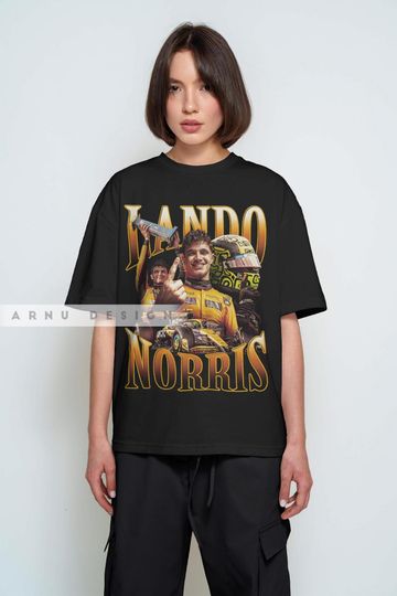 Lando norris shirt united kingdom professional motor sports racing driver retro vintage shirt racing design bestseller 90s retro