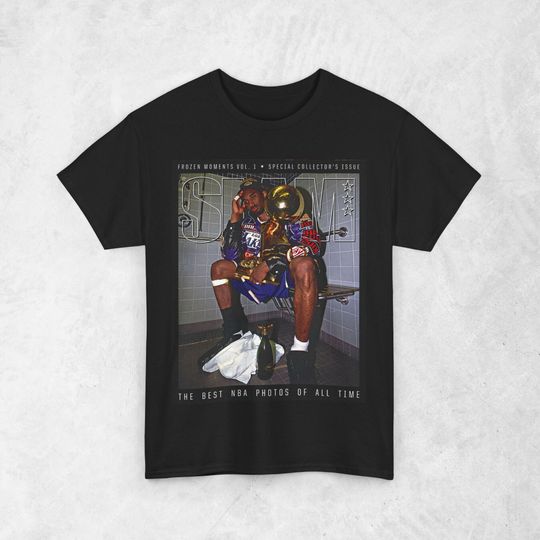 Kobe Bryant Shirt, Los Angeles Lakers "LA" NBA SLAM Cover T-Shirt, Unisex Sports Tee, Vintage Retro Basketball Streetwear, Gift For Men, Dad