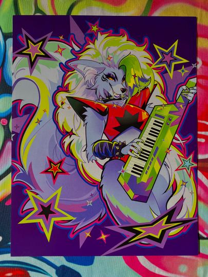 8.5 x 11 FNAF Roxy Print