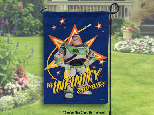 Toy Story Buzz Lightyear Party Decor Decorative Flag, Disney Pixar Toy Story Garden Flag