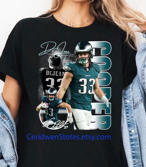 Vintage Cooper DeJean Shirt, Football Cooper DeJean shirt Comfort Colors Shirt, Tee Graphic T-Shirt, Gift For Women and Man Unisex T-Shirt