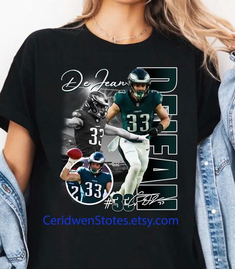 Cooper DeJean Shirt | Cooper DeJean Football T Shirt| Vintage Design 90s Graphic Tee