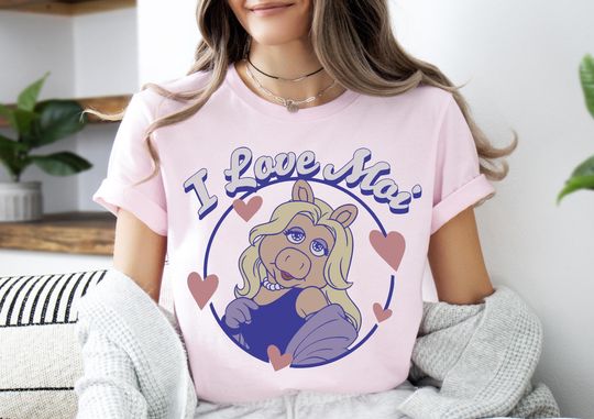 The Muppets Miss Piggy I Love Moi Shirt, Disney The Muppets Sweater, Funny The Muppets T-Shirt, Magic Kingdom Shirt, Disney Family Trip Tee