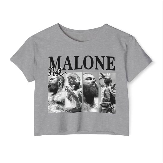 Posty Malone crop shirt tour Post Malone crop top