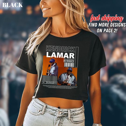Kendrick Lamar DAMN Album Crop Top, Kendrick Lamar GNX Album Crop Top, Kendrick Lamar Music Crop Top, Kendrick Lamar Merch Gift Crop Top