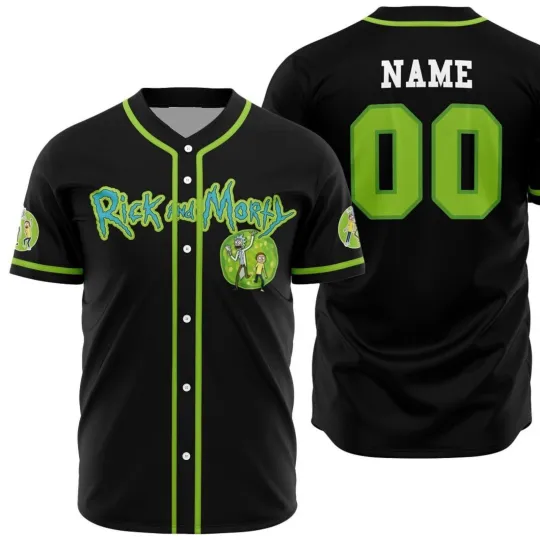 Rick And Rickandmorty Shirt Custom Baseball Jersey Baseball Jersey