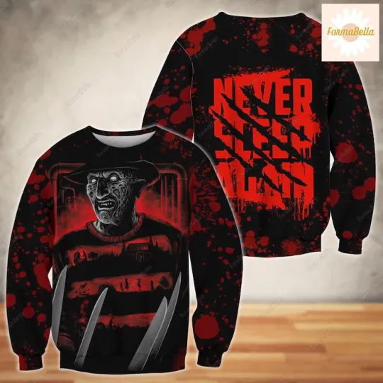 Freddy Krueger 3D SWEATER Mother Day Gift All Over Print