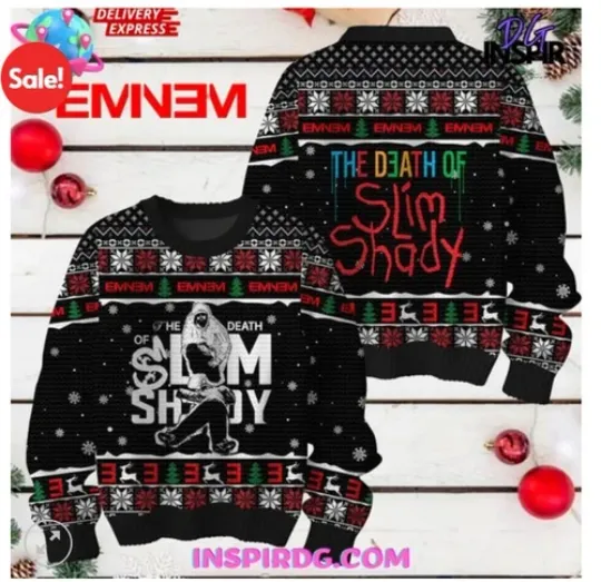Eminem The Death Of Slim Shady Sweater - mother day- gift sweater, sweatshirt
