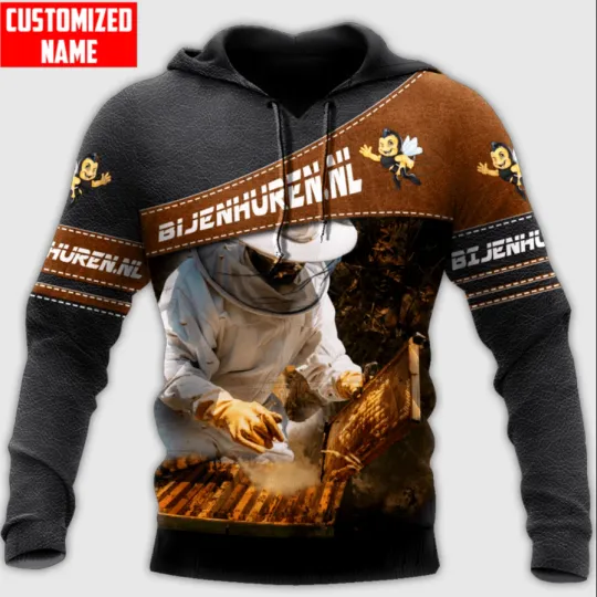 BEEKEEPER ALL OVER PRINTED 3D HOODIE Mother Day Gift All Over Print Best Price
