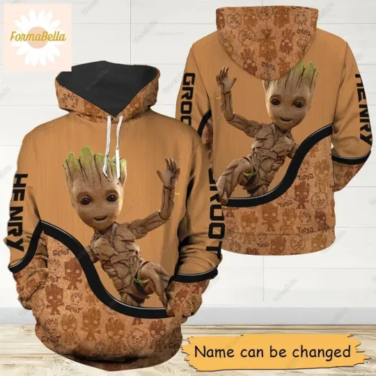 Groot 3D HOODIE Mother Day Gift All Over Print Best Price Us size