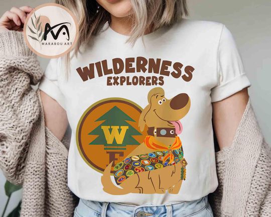 Funny Dug Dog Costume Russell Wilderness Explorer Shirt, Disney Pixar Up Shirt, Disneyland Magic Kingdom Family Vacation 2025 Trip Tee