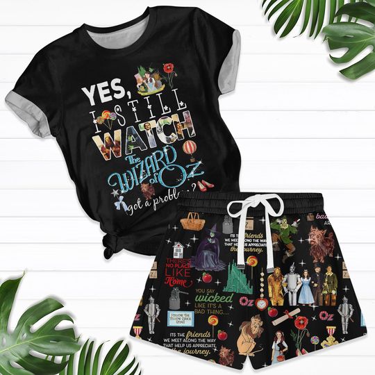 Yes I Still Watch The Wizard Of Oz T-shirt And Shorts, 1939 90s Graphic Tee, Classic Movies Gift For Man Woman, Fantasy Movie Shirt
