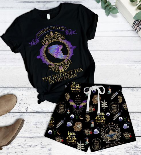 Velaris Acotar T-shirt/Shorts, Velaris City Of Starligh Shirt, Bookish Pajamas, The Night Court Shirt, Starlight Acotar Gift For Readers