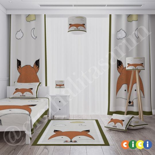 Kids Nursery Window Curtains
