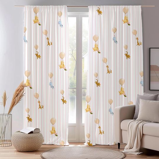 Winnie the Pooh Curtains baby room Window Curtains