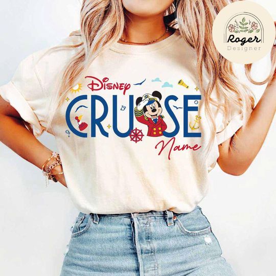 Personalized All Characters Mickey and Friends Disney Cruise Shirt, Disney Princess Stitch Pooh Family Cruise Trip 2025, Disney Wish Dream