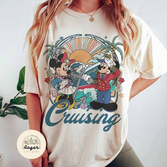 Mickey and Friends Disney Cruise Shirt, Vintage Disney Family Cruise Vacation 2024, Disney Wish Dream Magic Wonder Fantasy Matching Trip