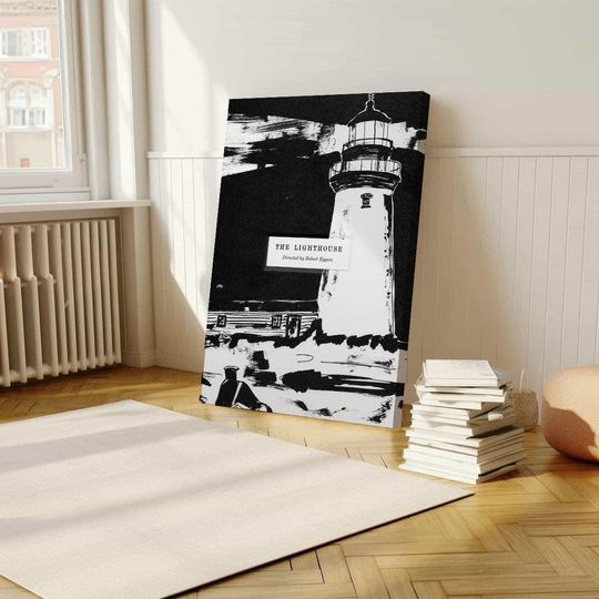 The Lighthouse (2019) Movie Poster, Wrapped Poster, Wall Art, Room Decoration, Retro Aesthetics,Birthday Present