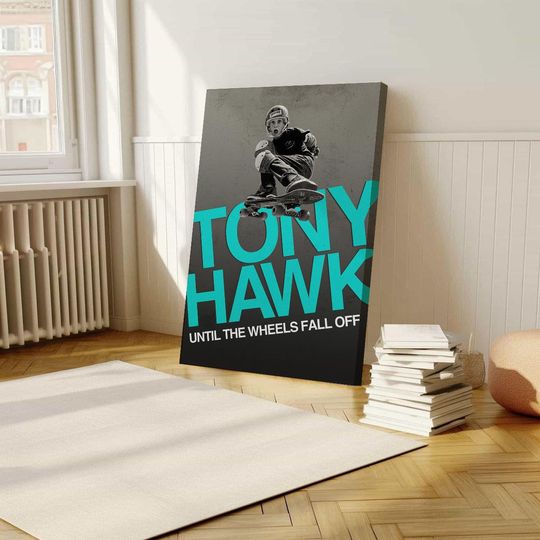 Tony Hawk Until the Wheels Fall Off (2022) Movie Posters, Wrapped Poster, Wall Art, Room Decoration, Retro Aesthetics