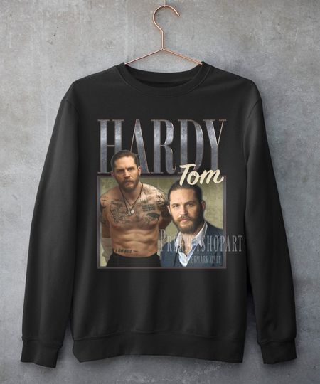 Tom Hardyy Retro Sweatshirt, Tom Hardyy Homage Sweatshirt, Tom Hardyy Sweatshirt, Tom Hardyy Unisex Sweatshirt, Tom Hardyy Actor Sweatshirt