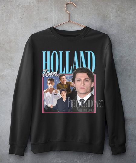 Tom Holland Retro Sweatshirt, Tom Holland Homage Sweatshirt, Tom Holland  Sweatshirt, Tom Holland  Unisex Sweatshirt, Tom Holland  Crewneck