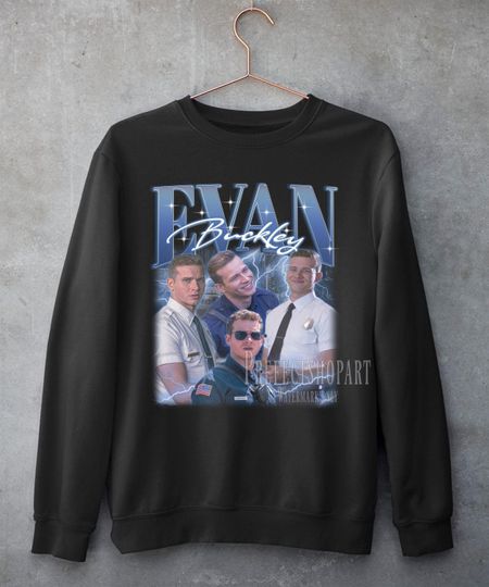 Evan Buckley Retro Sweatshirt, Nine Eleven Sweathirt, Series Tees, Evan Buckley 90's Vintage Homage Sweathirt, Evan Buckley Gift for fan
