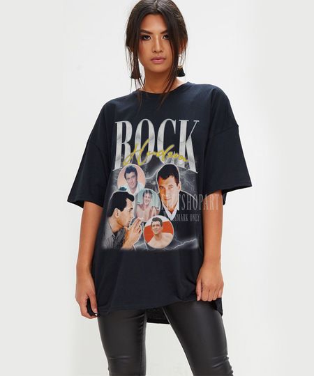 ROCK HUDSON Vintage Shirt, Rock Hudson Homage Retro, Rock Hudson Tees, Rock Hudson 90s Sweater, Rock Hudson Merch Gift Tee