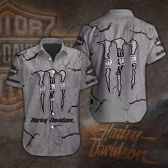 Discover Personalized Harley Racing Davidson Casual Button Down Shirt