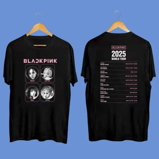 Black Pink World Tour 2025 Shirt Gift for Friend