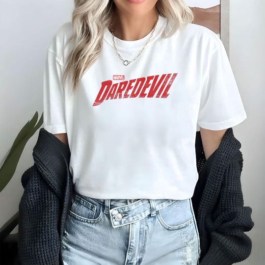 Marvel Daredevil Series Logo Shirt, Vintage Daredevil Shirt, MCU Avengers Assemble, Marvel Lover Gift, Marvel Superhero Shirt
