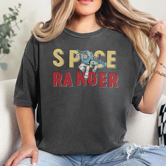 Toy Story Buzz Lightyear Space Ranger T-Shirt, Toy Story Birthday Gift, Toy Story Character Tee, Disney Family Trip Tees