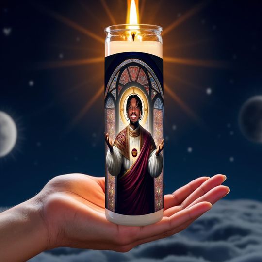 Jayden Daniels Celebrity Prayer Candle | Commander Saint