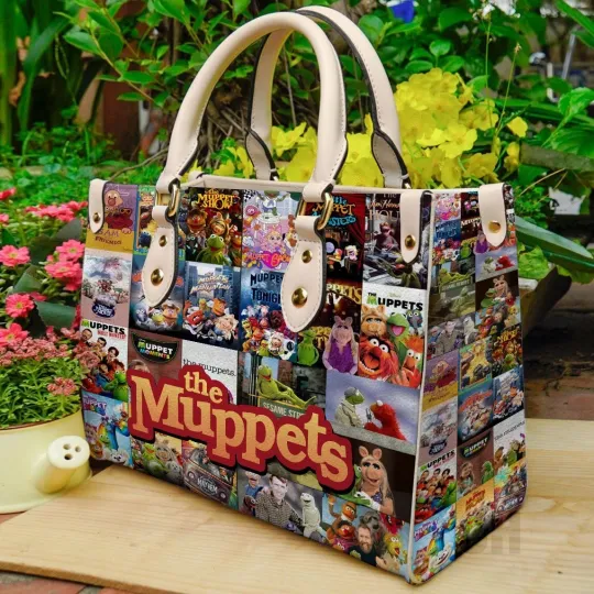 The Muppet Show Leather Handbag, K the frog Leather Bag Gift