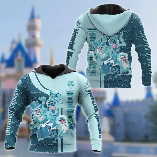 Haunted Mansion 3D HOODIE BEST PRICE MOTHER DAY GIFT ALL OVER PRINT US SIZE