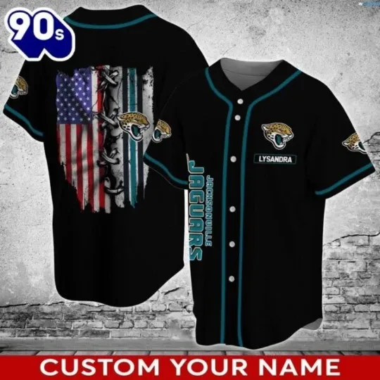 Personalized Jacksonville Football Team Jaguarss Baseball Jersey Shirt for Fans