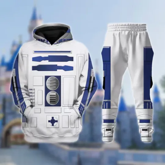 R2 D2 Costume 3D HOODIE BEST PRICE MOTHER DAY GIFT ALL OVER PRINT US SIZE